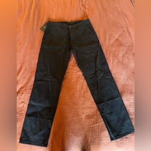 NWT Massimo Dutti Black Tapered Trousers